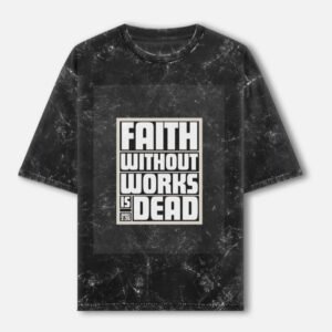 Unisex Acid Washed Oversized Tee